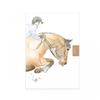 Deckled Edge Jumping Horse Notebook
