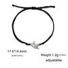 Cazador Stainless Steel Unicorn Wax Rope Bracelets for Women Gold Color Charm Bracelet Jewelry Birthday Mother's Day Gift