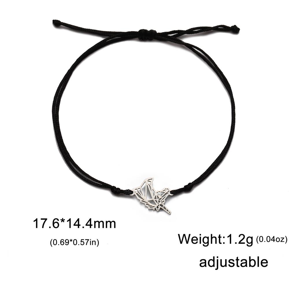 Cazador Stainless Steel Unicorn Wax Rope Bracelets for Women Gold Color Charm Bracelet Jewelry Birthday Mother's Day Gift