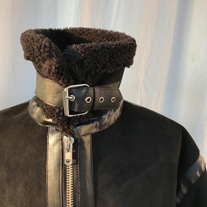 Зимние модные хлопковые пальто, куртки из шерпы, бархатные куртки, замшевые мужские мотоциклетные куртки в корейском стиле