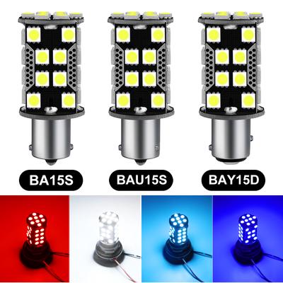 1 шт. 1156 BA15S P21W светодиодная лампа BAU15S PY21W 1200LM автомобильный указатель поворота 1157 PY21W BAY15D 40SMD 5050 чипы автомобильные лампы 12 В