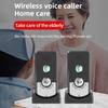 2 Pack Intercoms Wireless for Home Voice Bidirectional Caller Home Ultra Long Distance Portable Wireless Voice Interphone Elderly Caller Room to Room