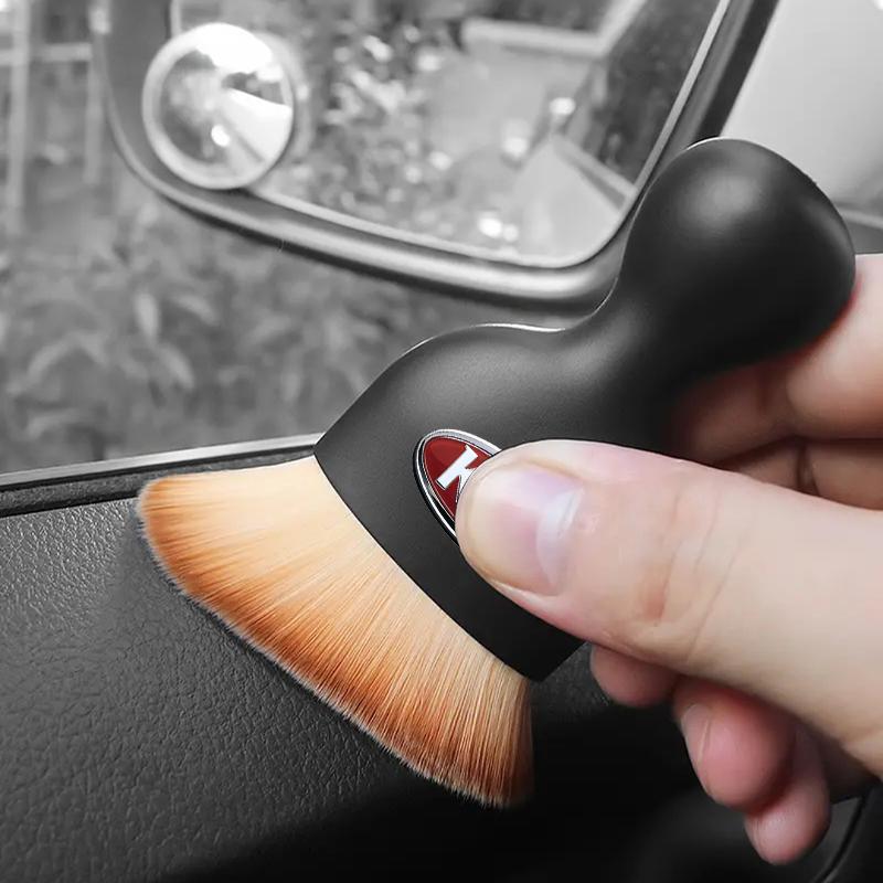 1/2 шт. Артефакт для удаления пыли из щелей автомобиля Щетка для чистки Инструмент для Kia Rio Sportage R K3 K4 K5 k6 K7 K8 Ceed Sorento Cerato Soul