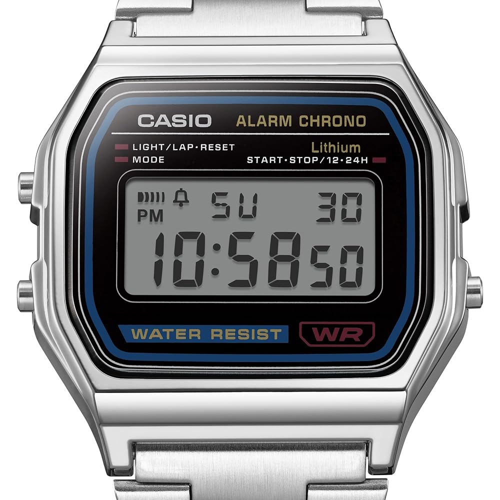 Casio Коллекция Мужские часы A158WA-1JH Серебристый