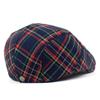 Модный женский берет, английская клетчатая кепка с утиным язычком, мужская передняя кепка в британском стиле