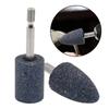 2Pcs Stone Polishing Grinding Wheel Hexagonal Shank Corundum Sharpening Head Drill Tool Machine Metal Grinder Rotating Cone