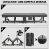 Сверхпрочная портативная складная кровать с металлическим основанием, кровать для обеда, идеально подходит для сна и отдыха, комфорт в офисе, экономия места