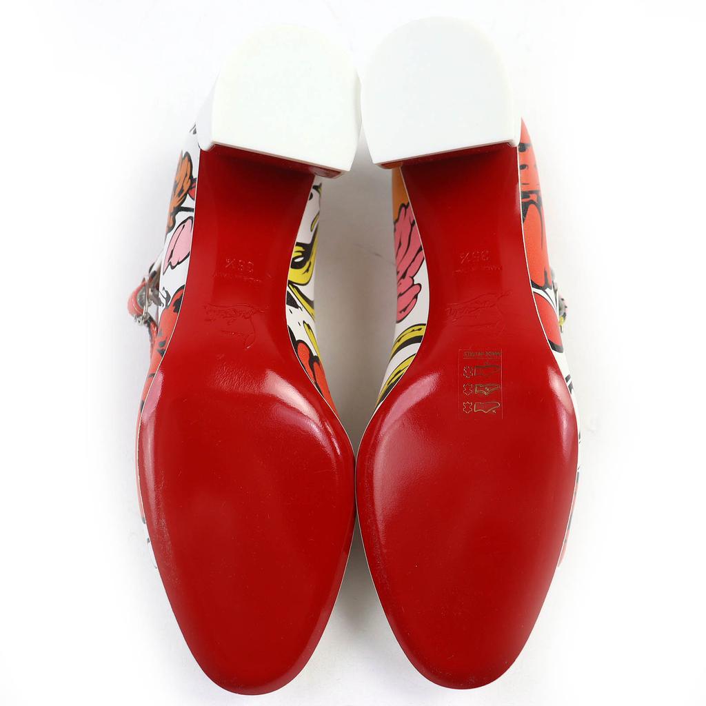 Безупречные туфли CHRISTIAN LOUBOUTIN SHUN SUDO MISS JANE кожа Женские 35.5 Б/у