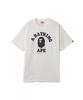 A BATHING APE atmos Bape A Bathing Ape G-Snk College Футболка Белая