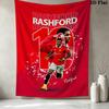 Marcus Rashford Wall Tapestry Aesthetic Wall Hanging Printed Fabric Blanket Decorative Tapestries for Bedroom Living Room Home Decor