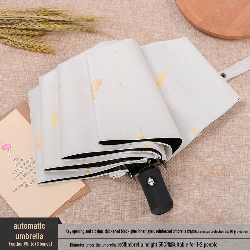 Fully Automatic Large Umbrella - Dual-Use for Sun and Rain, Anti-UV Protection