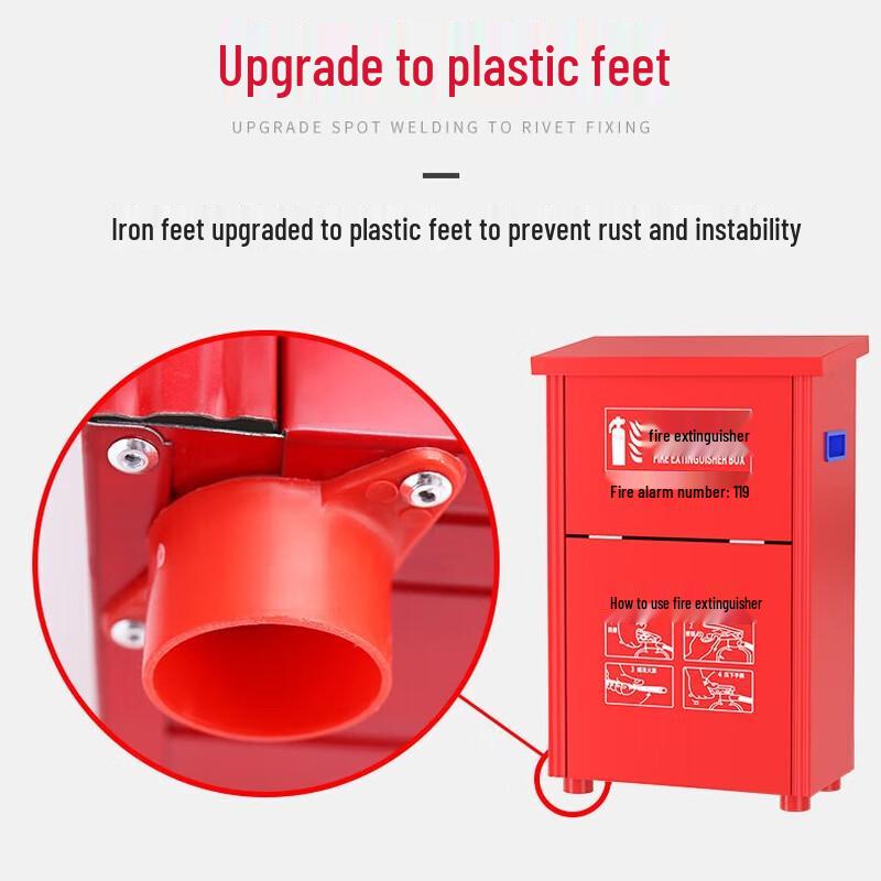 Commercial Double 5kg Fire Extinguisher Storage Box