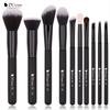 Professional 12pcs Makeup Brushes Set Powder Foundation Eyeshadow Face Eyes Black Natural-synthetic Hair Make Up Brushes