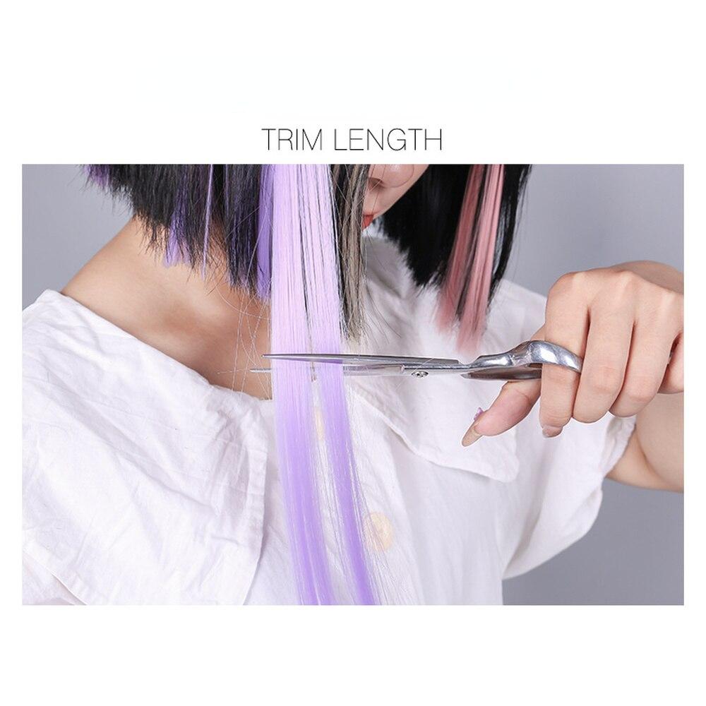 Градиентная невидимая бесшовная натуральная цельная прическа, окрашивание висячих ушей, синтетическая шиньон для цвета, мелирование длинных волос