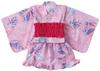 Арисана Детская Юката и Оби Ракушка 90см Для девочки (Набор из 3 предметов) - Топ, Платье, (Хэко Оби) - Лаванда,