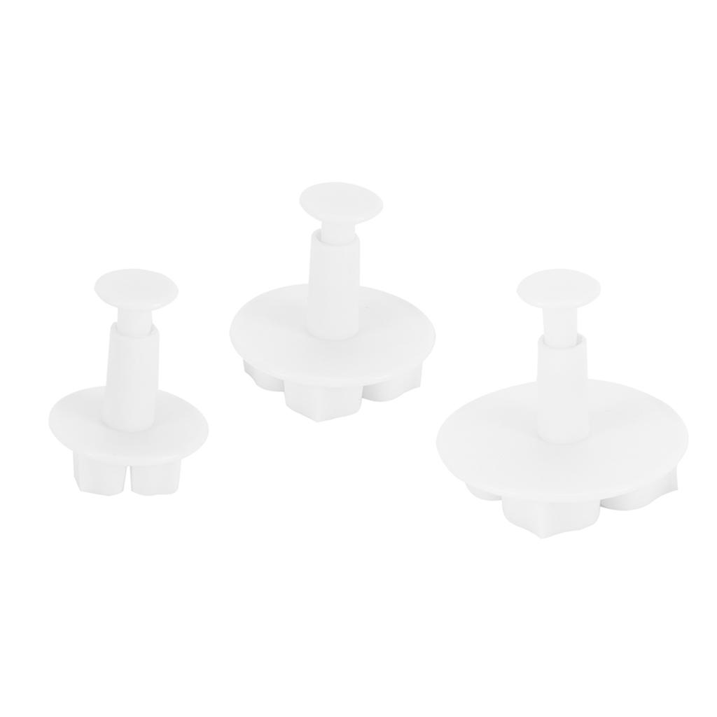 3Pcs Cake Decorating Mold Hydrangea Pattern Biscuits Cutter Spring Mold Baking Pastry Tool