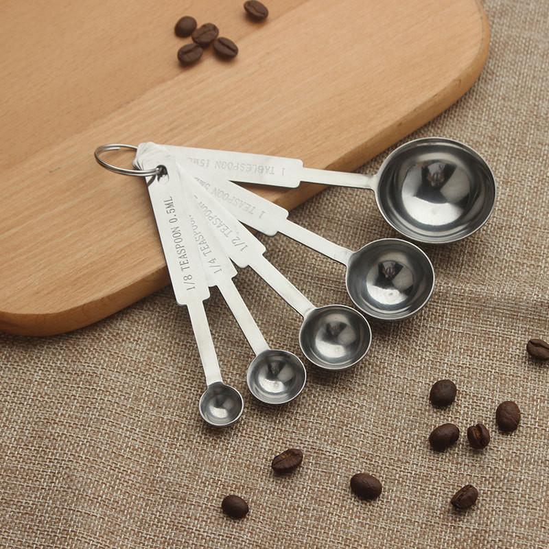 Steel Versatile Stainless Measuring Cups And Spoons Set For Baking Coffee And Sweet Treats