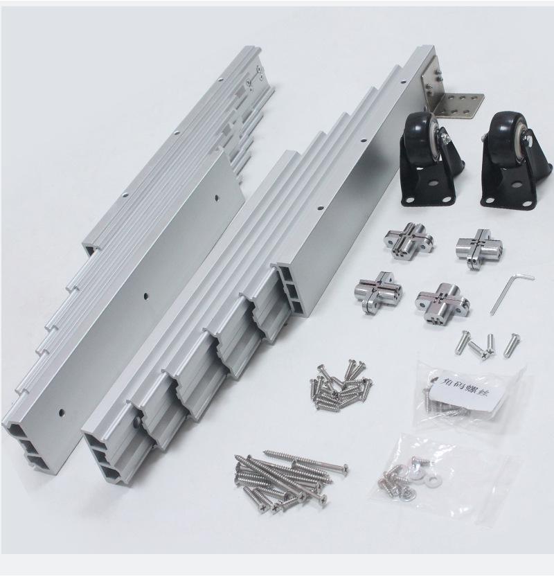 Телескопические складные направляющие и направляющие из алюминиевого сплава для обеденного стола