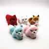 Игрушка-модель лисы Мини Милая Имитация Фигурка животного Твердая модель Настольное украшение Искусственный мех Поддельная модель лисы Фигурка Украшения Подарок на день рождения