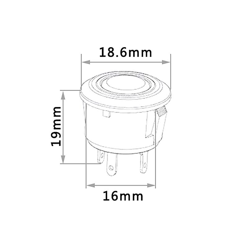 Светодиодный диммер 12 В сенсорные выключатели для светодиодной ленты бесступенчатый контроллер яркости диммируемый DC 5 В -24 В кнопка управления диммером