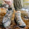 Camouflage Rain Shoes Men's Fishing Waterproof Shoes Large Size 48 Non-slip and Wear-resistant Construction Site Labor Insurance Short Rain Boots Kitc