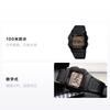 Casio Серия STANDARD Модный ЖК-дисплей Кварцевый механизм Ремешок из смолы Японские и корейские часы Мужские часы Черный циферблат W-800HG-9A