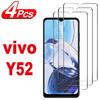 4Pcs Screen Protector Glass For Vivo Y52 5G Y52s Y52t Y52s-t1 Tempered Glass Film