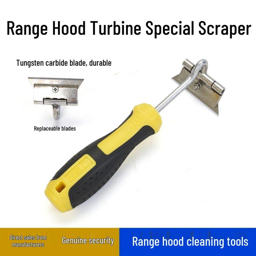 Home Appliance Oil Fume Hood Cleaning Tool: Turbine Housing Scraper and Utility Knife