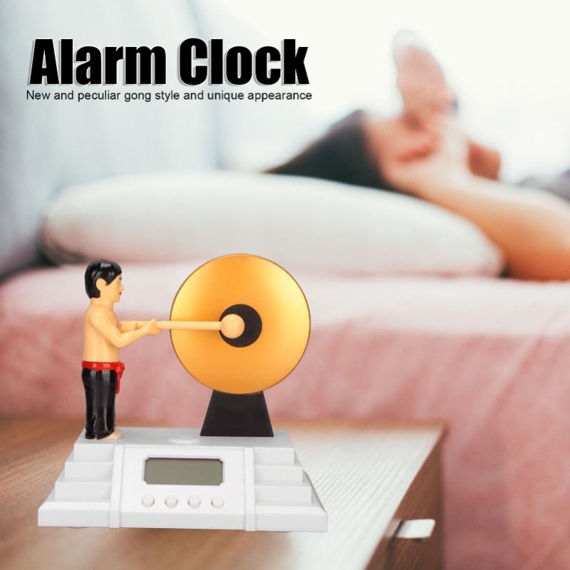 Alarm Clock Digital Alarm Clock With Gong Stick Supports Screen Backlight For Heavy Sleepers