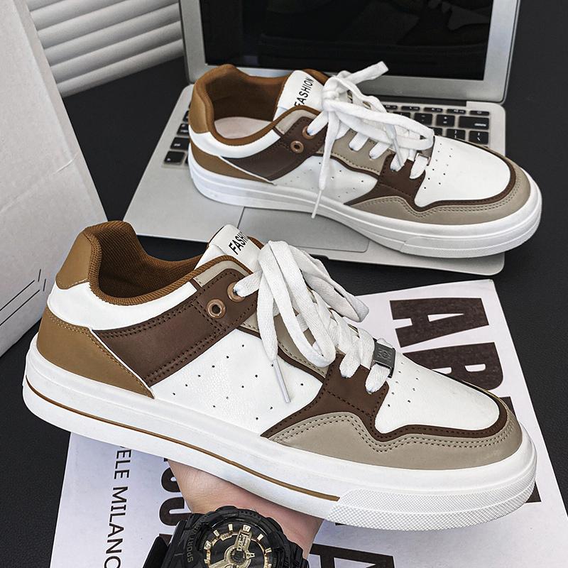 2025 New Breathable Men's Shoes, Korean Version of All Sports Casual Board Shoes, Wear-resistant Non-slip Small White Shoes