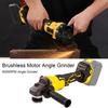 Беспроводная угловая шлифовальная машина с бесщеточным двигателем 9000 об/мин. Высокоскоростная бесшумная ручная угловая шлифовальная машина с питанием от аккумулятора