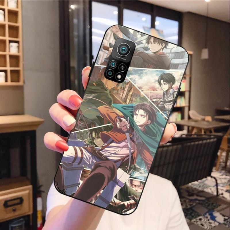 Чехол для телефона с аниме «Атака Титанов» для Xiaomi 12 11T 10 9 Redmi Note 11 10 10S Pro Redmi 9 9A 8, черный стеклянный чехол для телефона из поликарбоната