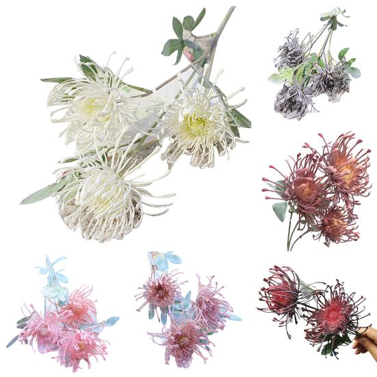 Great Plastic Fake Flower No-watering Lightweight Decorative