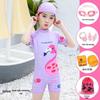 Милый корейский купальник-боди для девочек для малышей