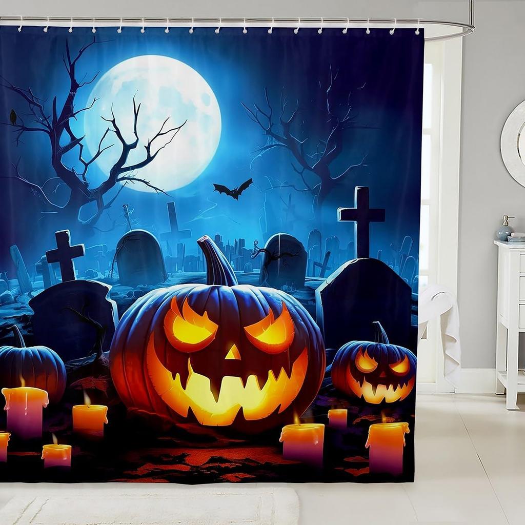 Мультяшная шторка для душа с кошкой, Японская живопись укиё Волны Восход Занавеска для ванной Комната для детей Подростков Женщин Декор, Океан Водонепроницаемая