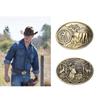 Trendsetting Belt Buckle Hipsters Metal Leather Craft Replacement Belt Buckle Western Belt Buckle for Men Casual Outfit