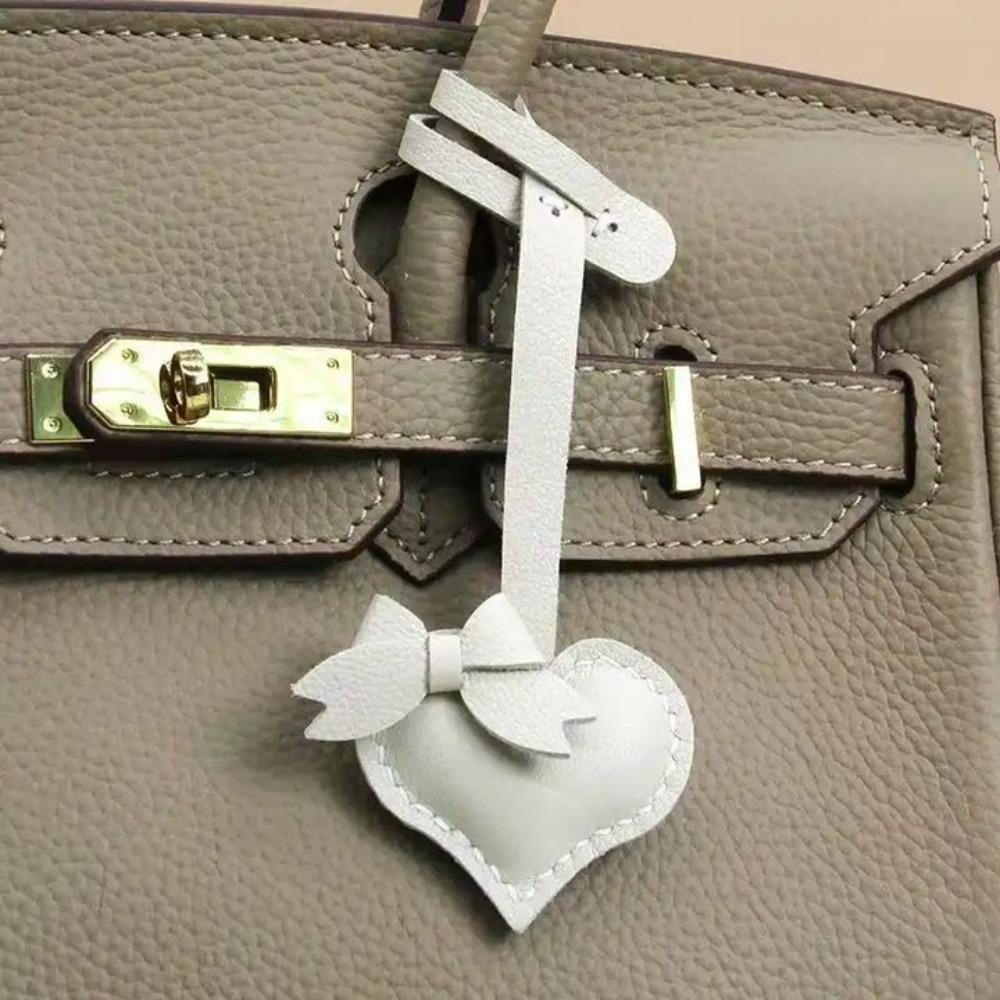 Car Key Holder PU Leather Keyring Fashion Daisy Bag Pendant Cute Bow Heart Keychain Kids