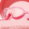 Очки для плавания на открытом воздухе, противотуманные, с широким обзором, очки для подводного плавания с затычками для ушей для взрослых и молодежи