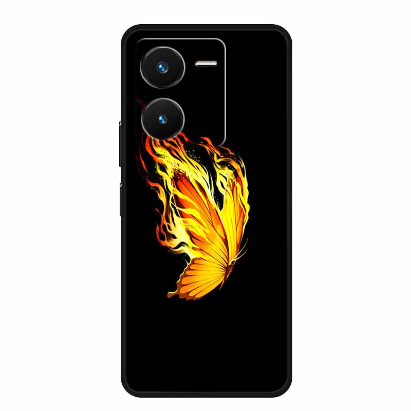 Чехол для Vivo IQOO Z8 5G Животные Мягкий ТПУ Силиконовый Задняя Крышка Телефона для Vivo IQOO Z8X V2314A V2312A Ударопрочный Волк Крутой Coque