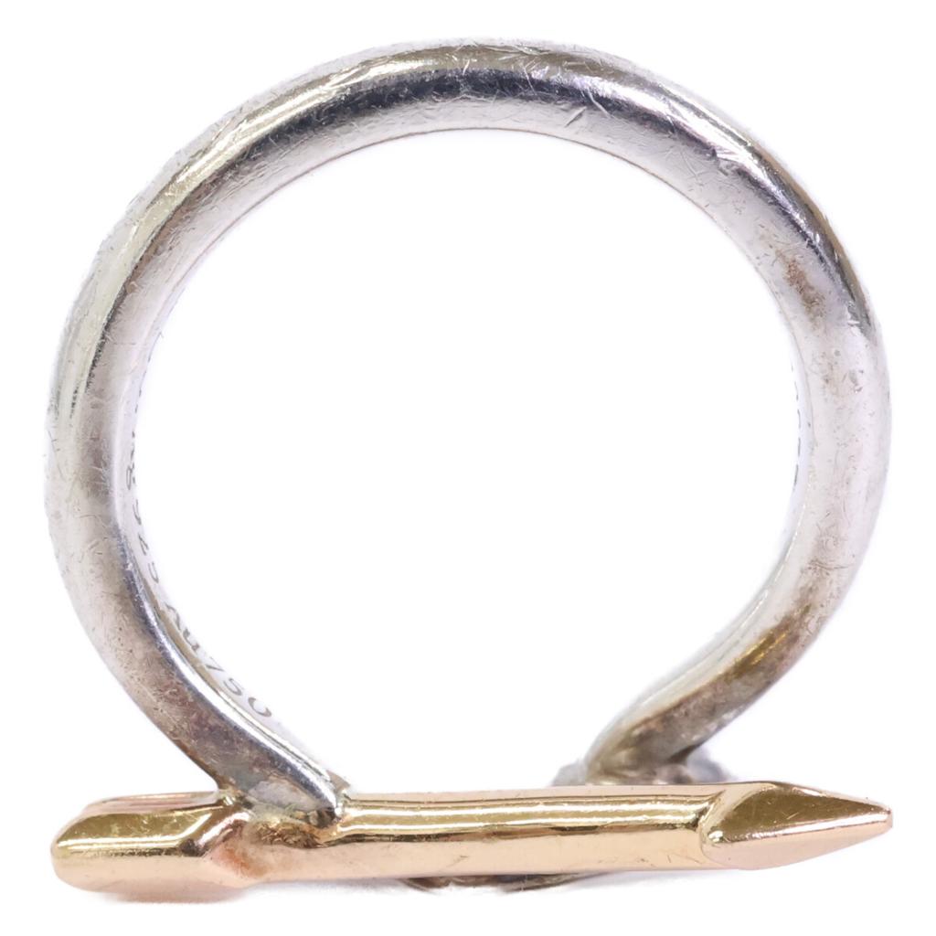 TIFFANY&Co. 70878577 Ag925 Au750 Return to TIFFANY & Co. Lovestruck Heart Tag Ring ring Silver & Rose GoldUsed