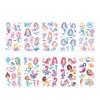 10pcs Glittering Tattoo Sticker Animal Shape Waterproof Glitter Temporary Tattoo Patch for Children