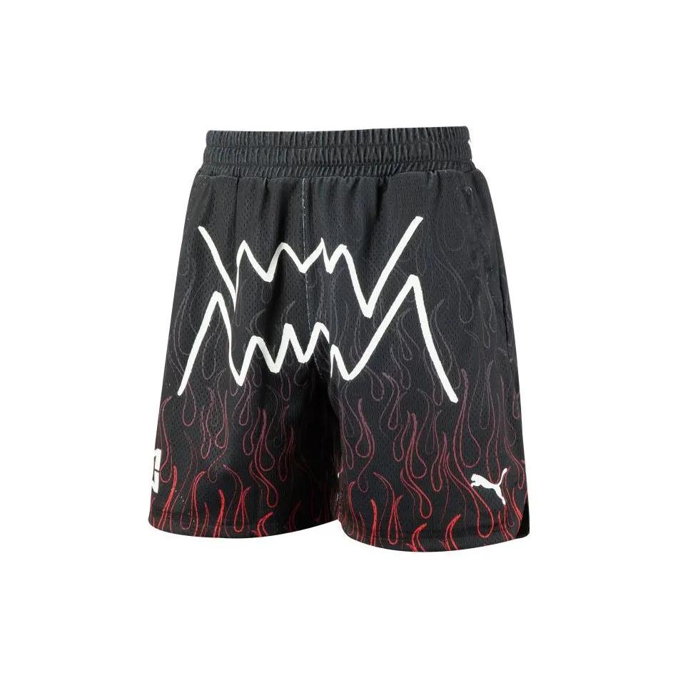 PUMA Sports Shorts Men's Black Moderate (Unisex) Sports Shorts 621913 01