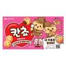 Lotte Kancho Choco Biscuits 54g × 3 – Korean Chocolate-Filled Snack
