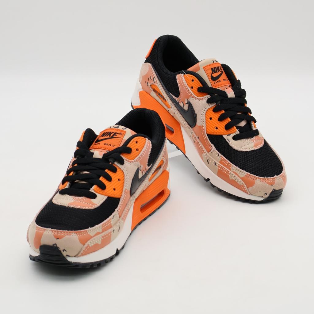 IF1721-201 Nike Air Max 90 PRM Био Бежевый Безопасный Оранжевый Фантомный Черный (Мужской)