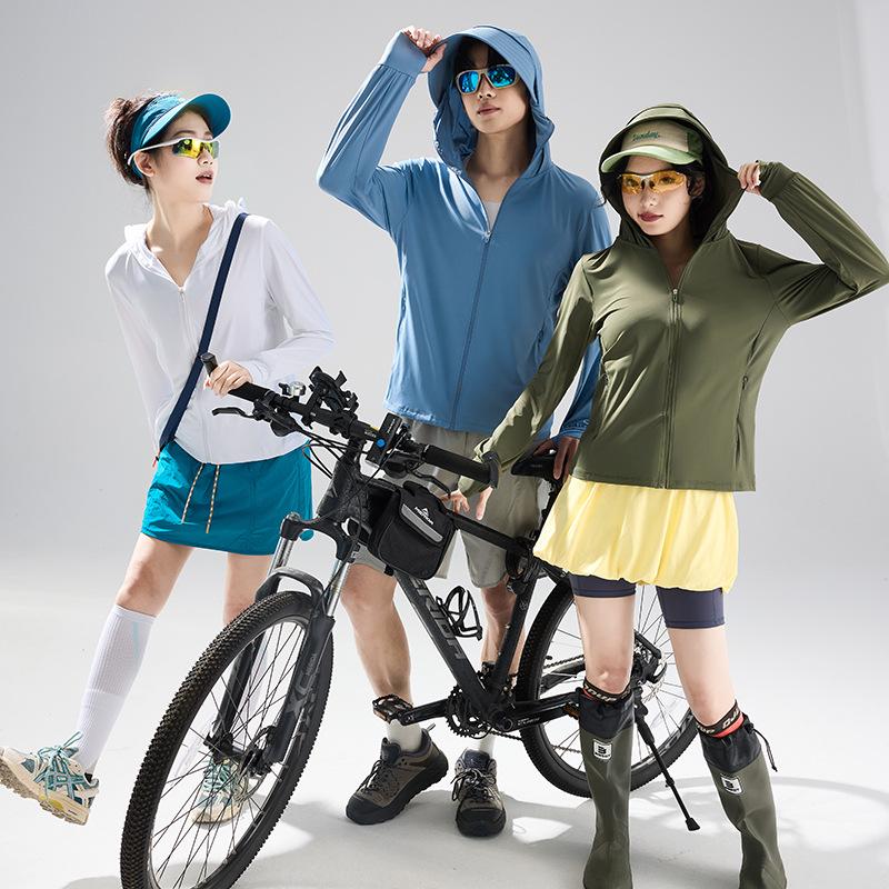Unisex Ice Silk UV Protection Jacket - Trendy, Elastic, Casual for Mountaineering