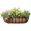 Trough Coco Liners for Planters Hanging Basket Coconut Fiber Liner Flower Basket Liner for Wall Planters Window Boxes Balcony