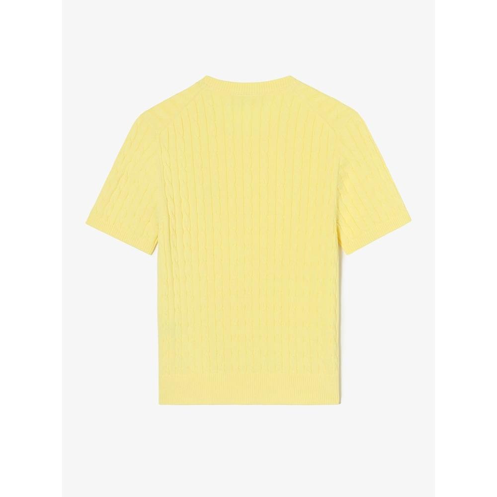 Lacoste Женский S-образный вырез с коротким рукавом и круглым вырезом Af480e 54g 107 q2nAf480e 54g107