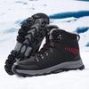 Fashion New Large Size Men's Thick Soled Comfortable Snow Boots Anti-slip Wear Fashion Casual Men's Boots High Quality Hiking Boots