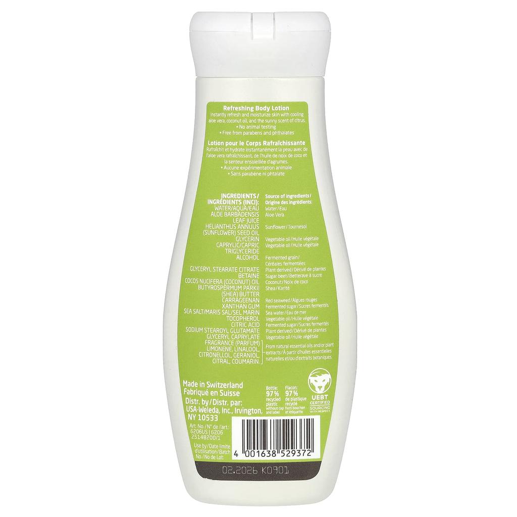 Refreshing Body Lotion, Citrus Extract, 200Ml(6.8Fl Oz)