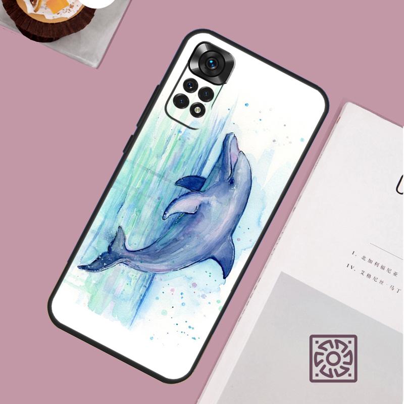 Чехол 'Морской Дельфин' для Xiaomi Redmi Note 12 9 10 11 13 Pro Plus 9S 10S 11S 12S Redmi 12 10C 12C 13C